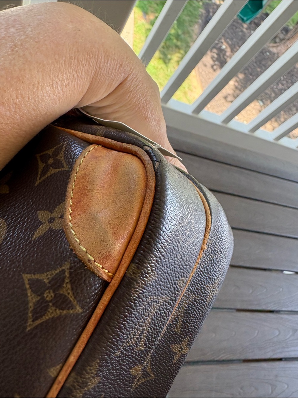Louis Vuitton Vintage Nile Crossbody Messenger Bag Monogram Canvas Brown *READ* - Picture 8 of 17